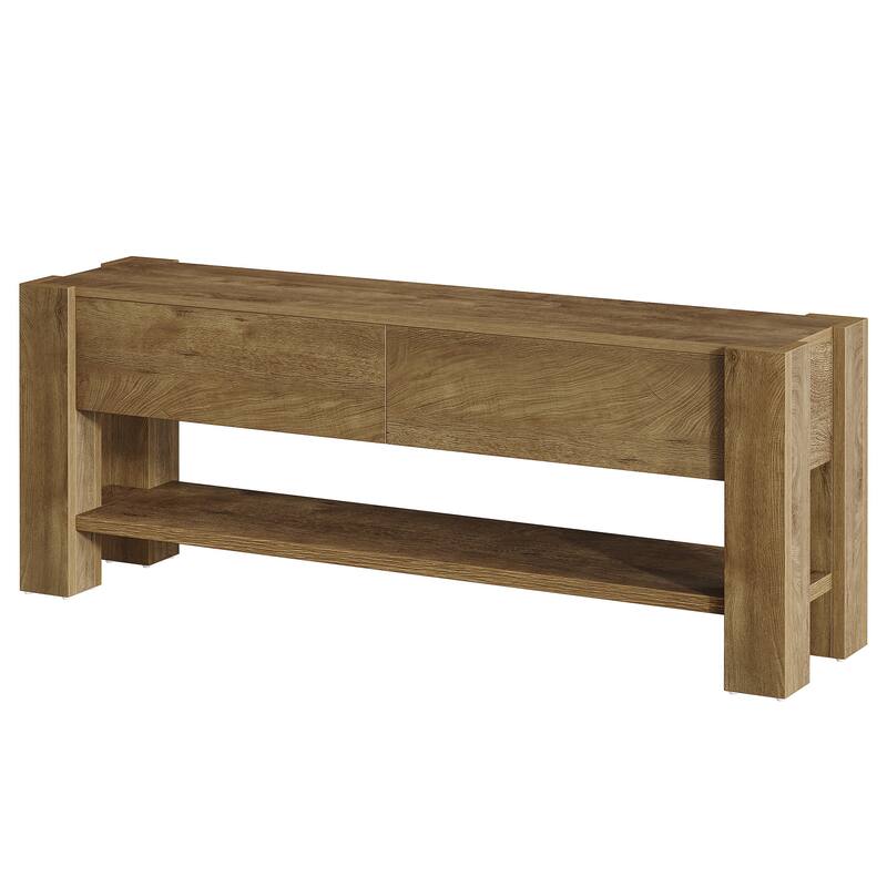 63" TV Stand with Drawers, Media Console with Storage for Living Room