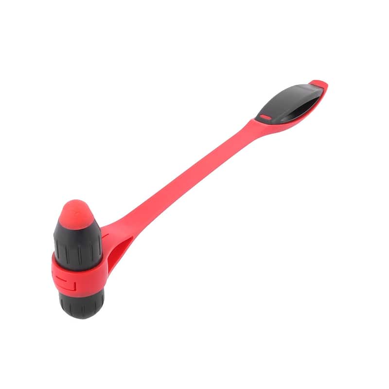 Health Care Tool Plastic Shoulder Body Stress Reliever Massage Hammer - Black,Red