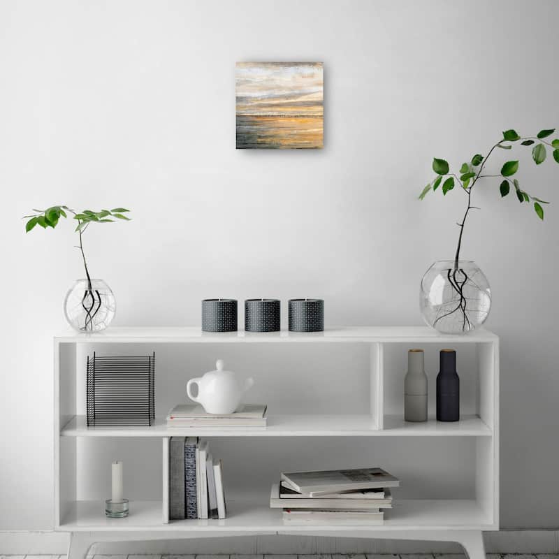 Evening Pier By Studio Arts Canvas Art Print