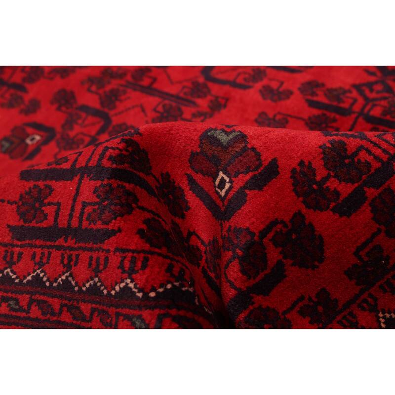 ECARPETGALLERY Hand-knotted Finest Khal Mohammadi Red Wool Rug - 5'1 x 6'6