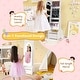 preview thumbnail 5 of 16, Costway Kids Vanity Set Princess Makeup Dressing Table & Chair Set - See Details