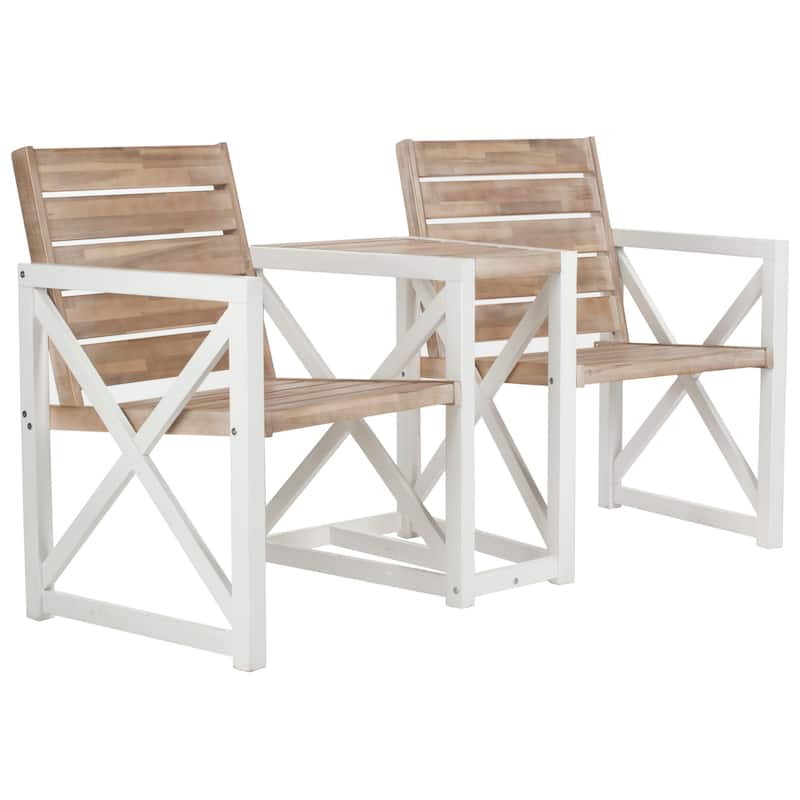 SAFAVIEH Outdoor Gerri Bench - 62Wx28Dx34H