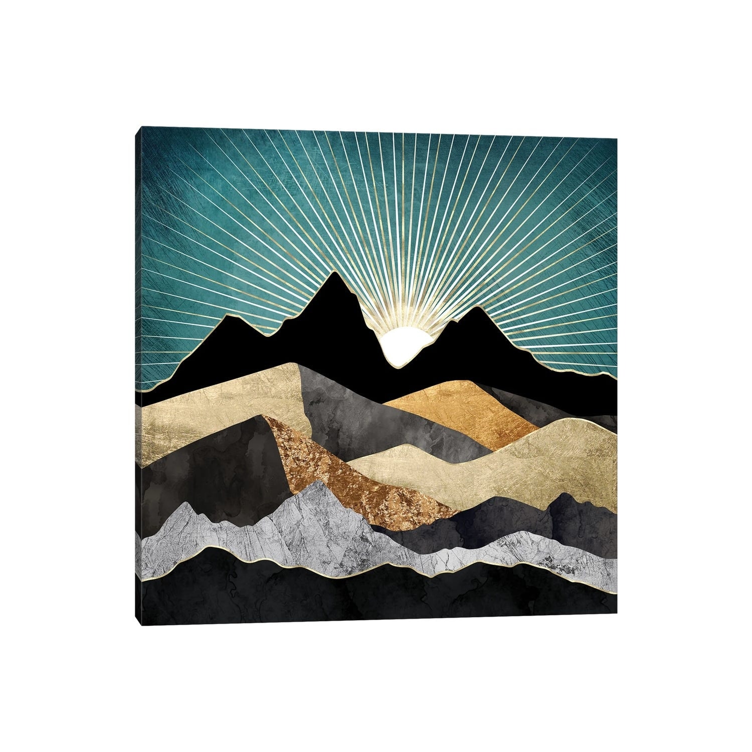 iCanvas "Metallic Daybreak" by SpaceFrog Designs Canvas Print