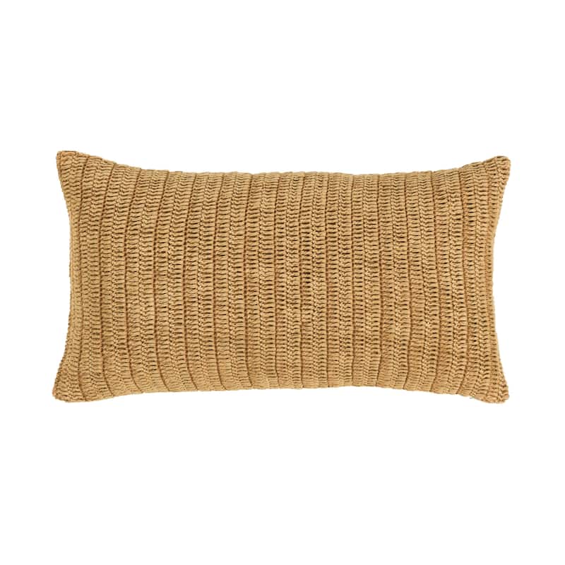 Villa by Classic Home Nakeya Knitted 14 x 26 Throw Pillow