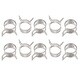 Spring Hose Clamp, 20pcs 65Mn Steel Low Pressure Air Clip, Nickel ...