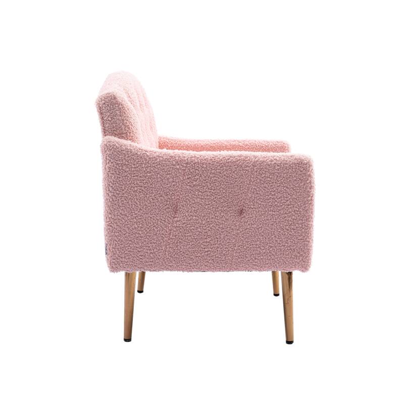 Tufted Decorative Fabric Armchair