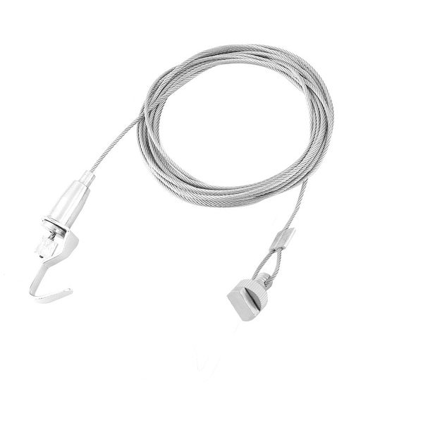 Home Office Metal 2 Hooks Design Painting Billboard Hanging Hook Hanger Silver Tone