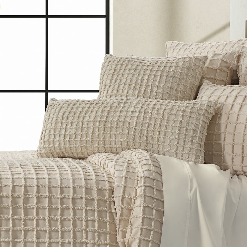 Cameron Bolster Decorative Throw Pillow - Accent - Polyester - Linen