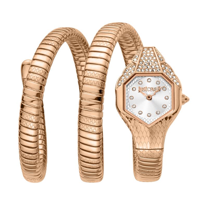 Just Cavalli Women's JC1L193M0075 Quartz Watch - Rose-Tone