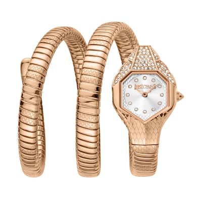 Just Cavalli Women's JC1L193M0075 Quartz Watch - Rose-Tone