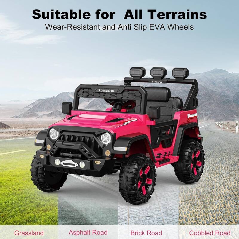 12V Kids Ride On Truck Car with Parent Remote Control for Best Kids Gift