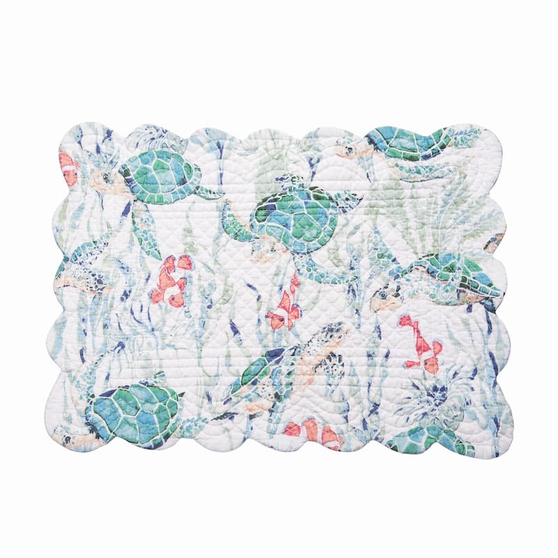 Sea Turtle Cove Placemats Set of 6, 13" x 19"