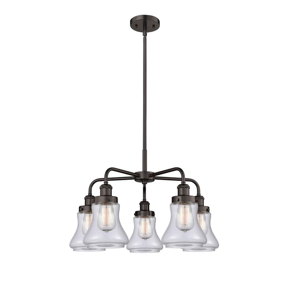 Innovations Lighting Bellmont - 5 Light 24" Stem Hung Chandelier