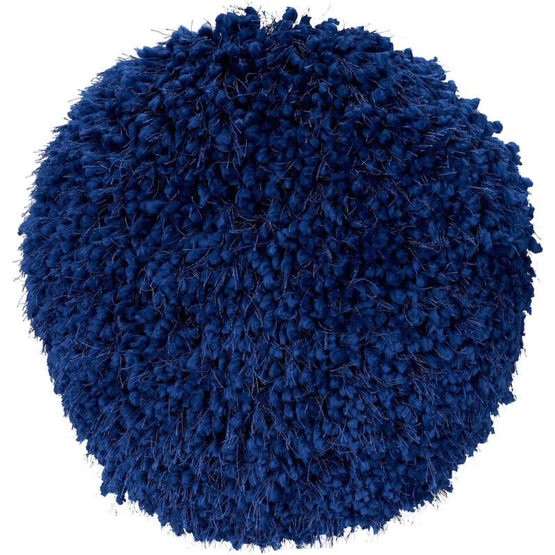 Mina Victory Shag Solid Throw Pillow
