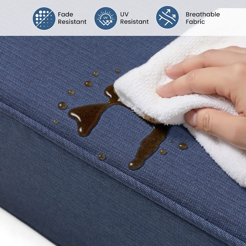 Crestlive Products Outdoor Premium Deep Seat Cushion Set