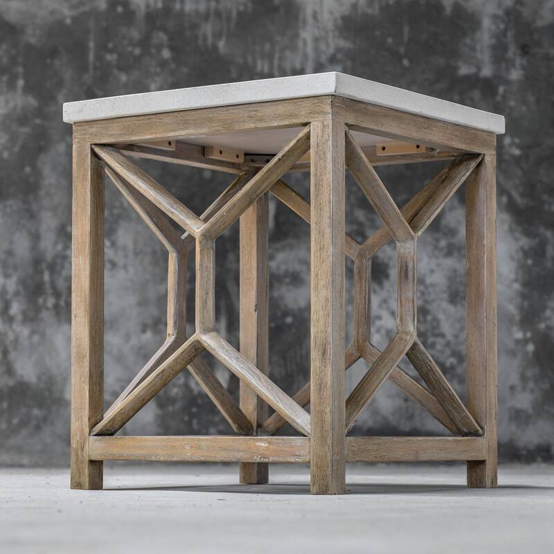 Uttermost Catali 22" Long Java Wood End Table