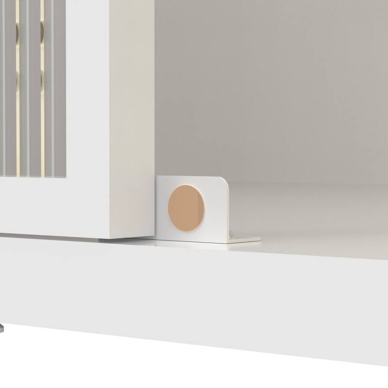 73" Tall 6-Tier Flip-Door Pantry Cabinet with Pegboard, Anti-Tip Design - Versatile Storage for Kitchen, Living Room & More