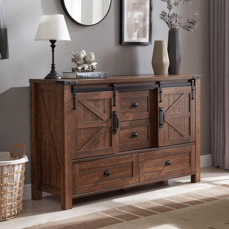 Farmhouse Dresser, Chest of Drawer, Dresser TV Stand, Storage Dresser