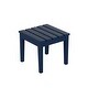 preview thumbnail 23 of 55, Shoreside 18" Modern Poly Eco-Friendly All Weather Side Table Navy Blue