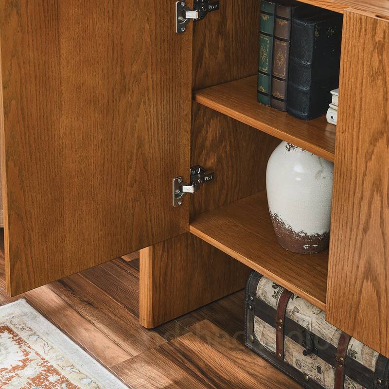 Walnut Wooden Storage Cabinet