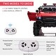preview thumbnail 5 of 3, Kids Electric Truck Car Ride-On with Remote Control, Dual Seat Belts, Siren, Music, and Shock-Absorbing Suspension