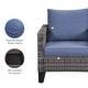 preview thumbnail 58 of 104, Gymojoy Outdoor Fire Pit Conversation Set, Patio Furniture with Cushions