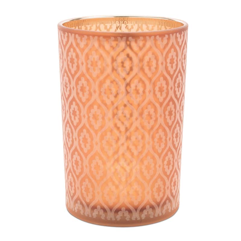 Geometric Patterned Candle Holder (Set of 3)