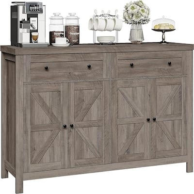 Buffet Sideboard Cabinet - 15.7"D x 55.1"W x 35.4"H
