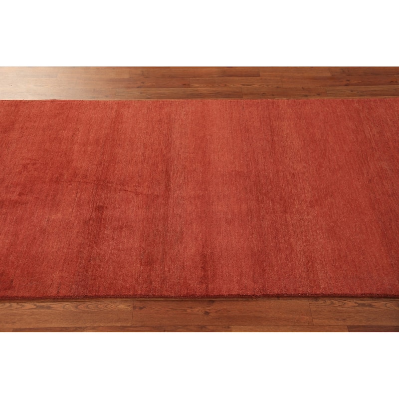 Striped Gabbeh Oriental Rug Handmade Wool Carpet - 3'4" x 6'5"