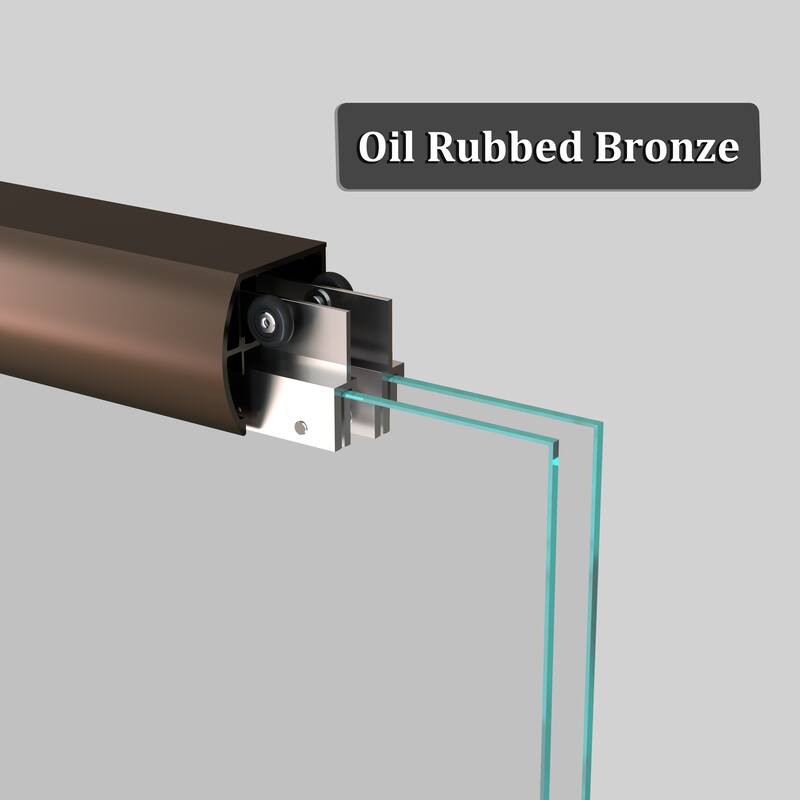 TOOLKISS Double-Sliding Prefab Shower Door