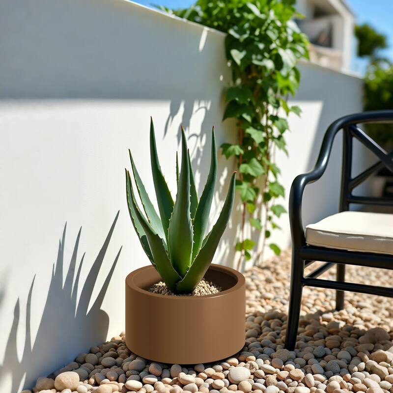 Corten Steel Round Raised Garden Bed Kit Pre-Rusted Metal Box for Vegetables, Flowers, Herbs Ideal for Outdoor Gardening