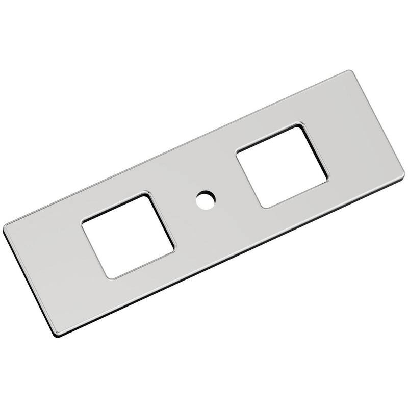 Amerock BP37780 Medora 1-3/16" Backplate for Cabinet Knobs - Polished Chrome
