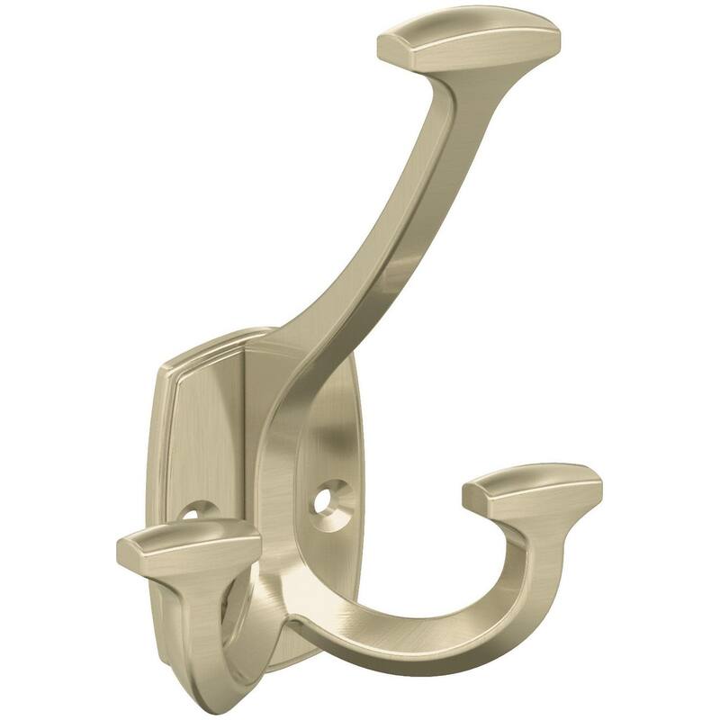 Amerock H37004 Vicinity Triple Robe Hook - Golden Champagne