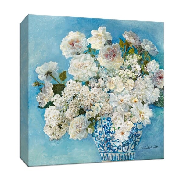 PTM Images 9-147188 PTM Canvas Collection 12" x 12" - "Savannah's Garden II" Giclee Flowers Art Print on Canvas