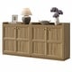 preview thumbnail 37 of 49, Multifunctional Minimalist Side Cabinet with 3D Design