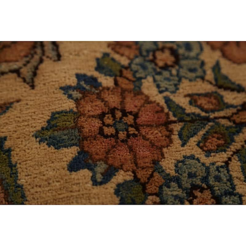 Pre-1900 Antique Kerman Persian Large Rug Handmade Wool Carpet - 11'3"x 20'3"