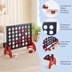 preview thumbnail 7 of 18, Costway 4-in-a-row Game Set with 42 PCS Chips & 600D Oxford Fabric - See Details