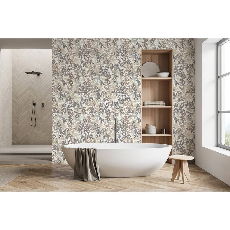 Arthouse Georgianna Neutral Botanical Leaves Wallpaper