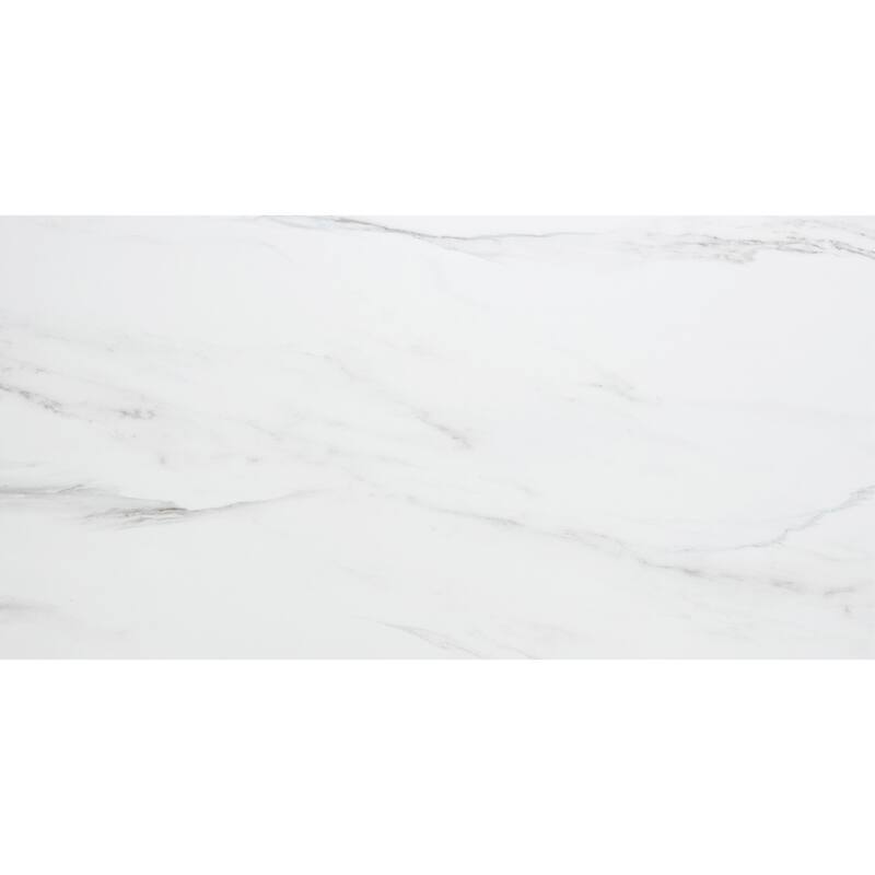 Minerva 13x26 Grey Matte Marble Look Porcelain Tile - Floor, Wall - Large Format