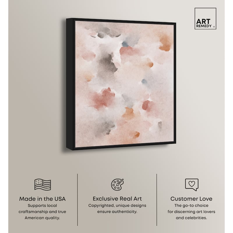 Art Remedy Cocadas Confectionery Framed Watercolor Boho Abstracts