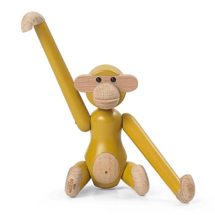 Kay Bojesen Vintage Monkey, Mini, H 3.7" - H: 3.7"
