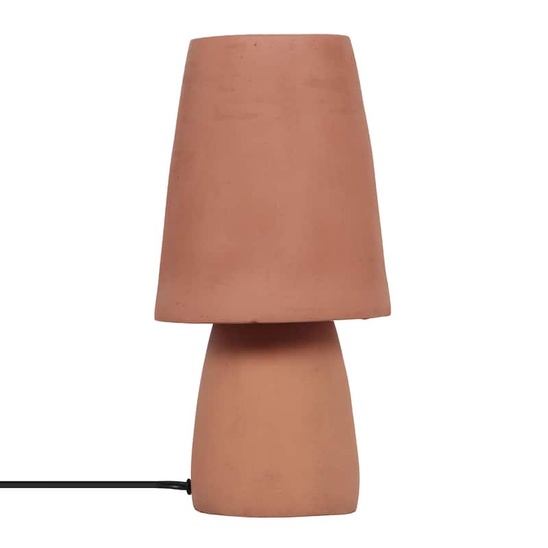 Porcini Terracotta Table Lamp - Natural