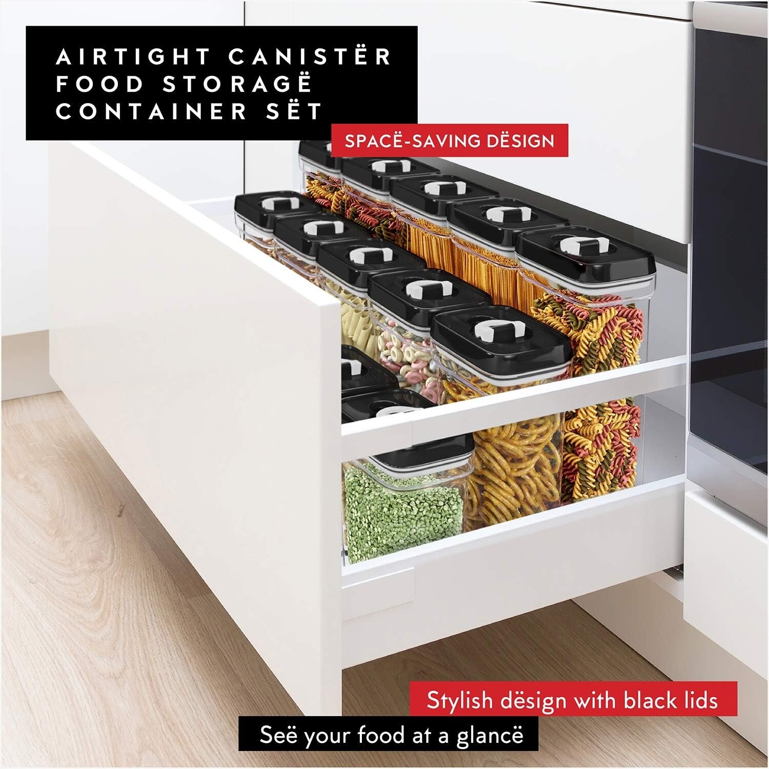 DWËLLZA KITCHEN Airtight Food Storage Containers - Thumbnail 5
