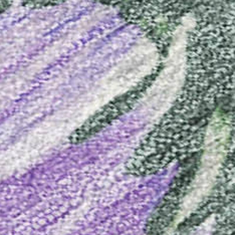 HomeRoots Floral Transitional Rectangle Outdoor Rug