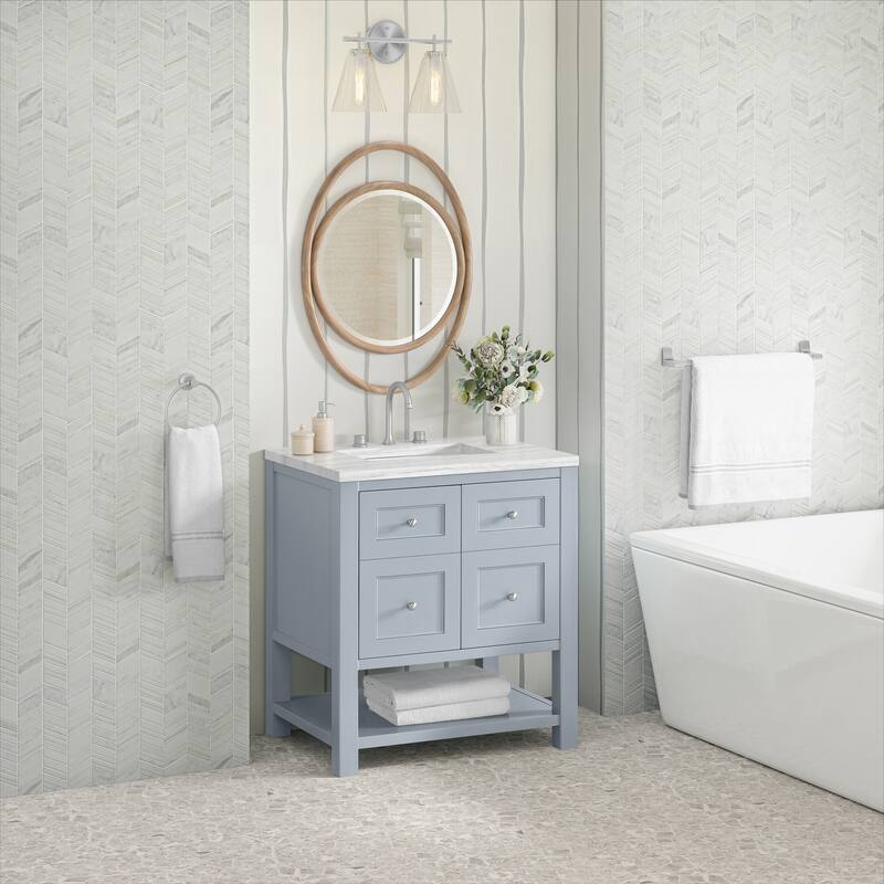 Breckenridge 30" Single Vanity, Serenity Blue - 30