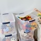 preview thumbnail 38 of 76, Rubbermaid Cleverstore 30 Quart Plastic Storage Tote Container with Lid (6 Pack)