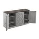 preview thumbnail 7 of 22, 48 in. Rustic Natural Wood TV Stand - Up to 55 in. TVs