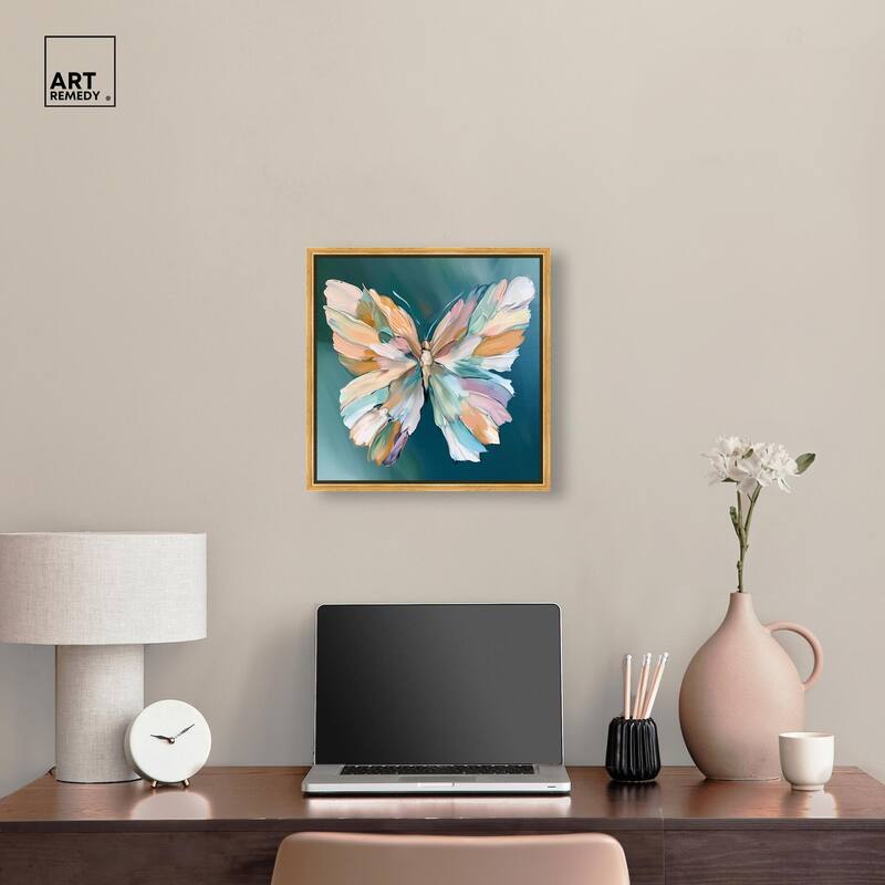 Wings of Duality Canvas by Art Remedy