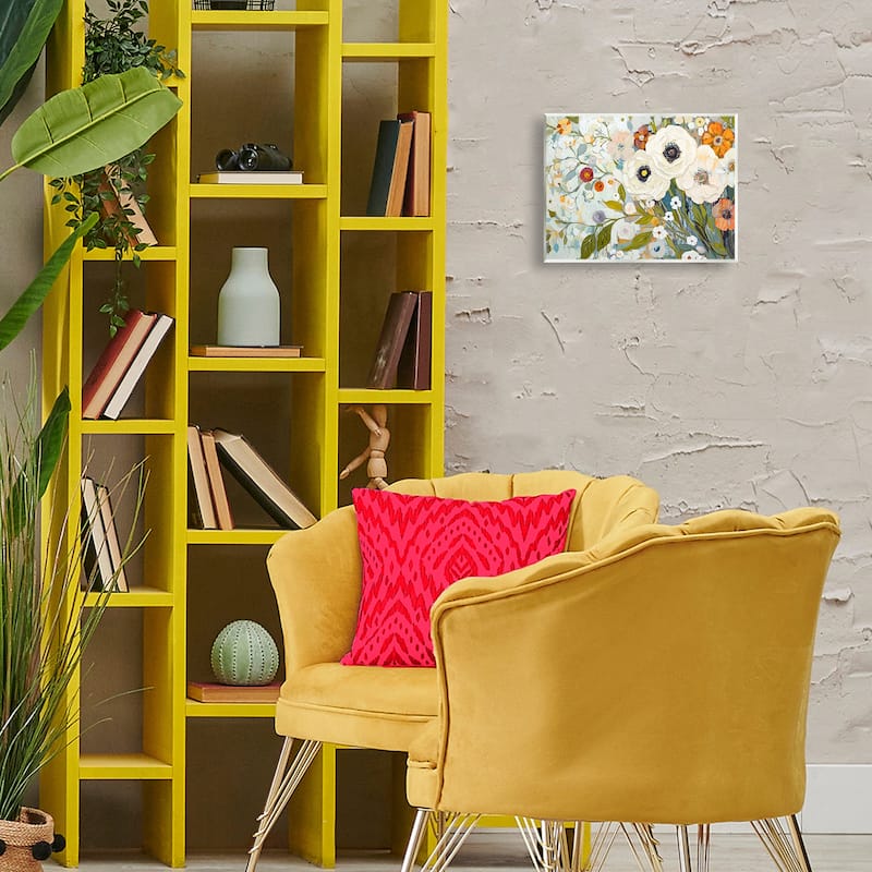 Stupell Blooming Round Flowers Arrangement Wall Plaque Art Design By Franklyn Gregory