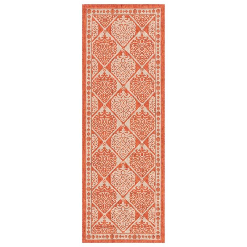 SAFAVIEH Courtyard Birgit Indoor/ Outdoor Waterproof Patio Backyard Rug